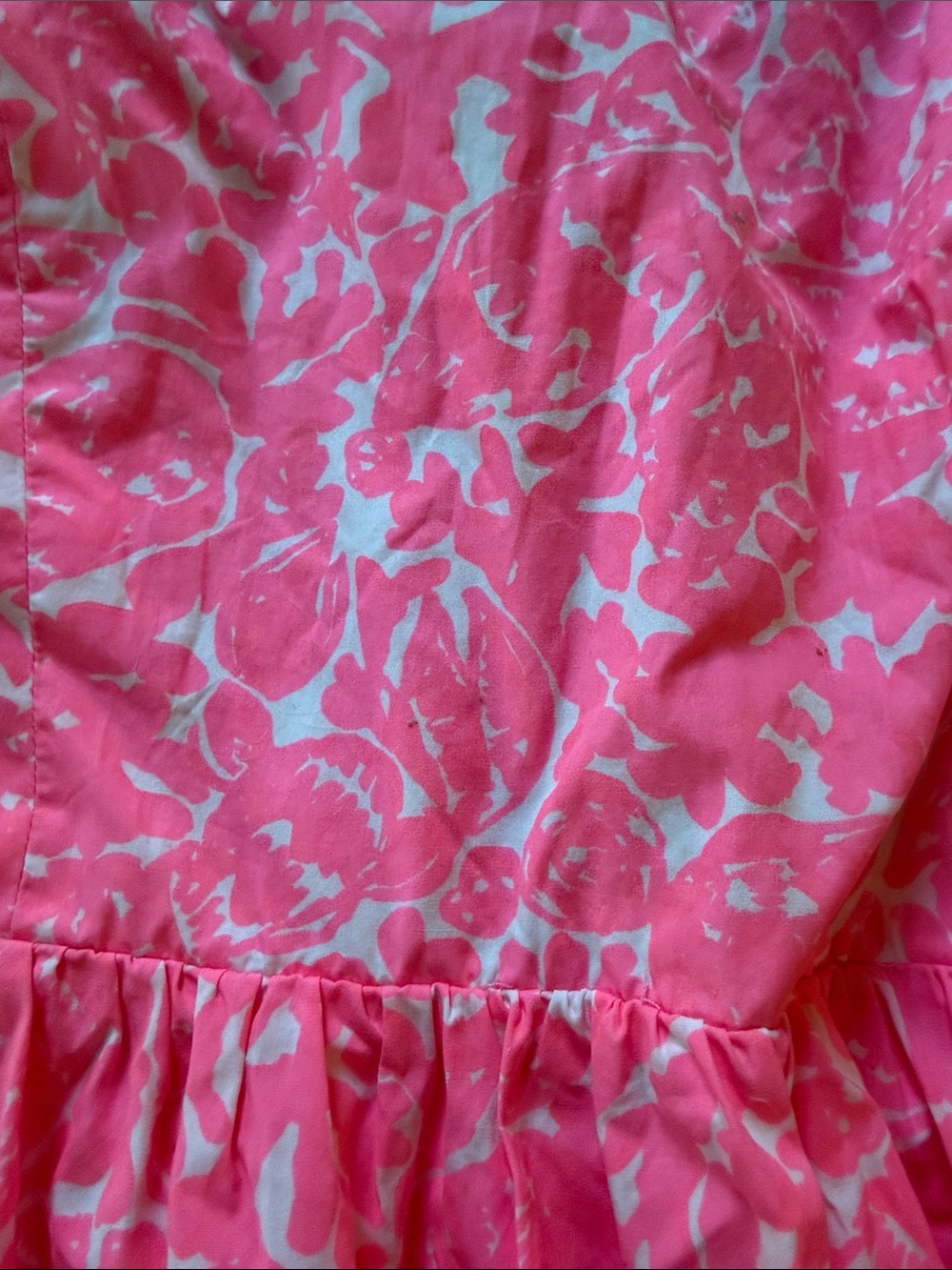 Lilly Pulitzer Strapless Pink Floral Cocktail Dress - Picture 4 of 4